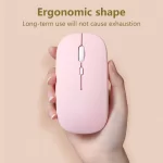 Wireless Bluetooth Mouse Portable Magic Silent Ergonomic Mice For Laptop iPad Tablet Notebook Mobile Phone Office Gaming Mouse