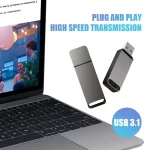 Xiaomi 16TB 8TB Flash Drive USB3.2 High Speed Transfer Metal Type C U Flash Portable Pen Flash Drive Memory Waterproof U Drive