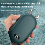 Xiaomi Hand Warmer 2IN1 Pocket Power Banks 10000mAh Battery Temperature Display & Adjustable Portable Hand Warmer Christmas Gift