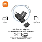 Xiaomi U-disk 2TB USB 3.2 Flash Drives HighSpeed Transfer Metal Pendrive Type-C USB Interface Pendrive Flash Disk Waterproof New