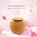 Xiaomi USB Ultrasonic Cold Mist Sprayer Essential Oil Aromatherapy  Home Wood Grain Air Humidifier Electric Air Aroma Diffuser