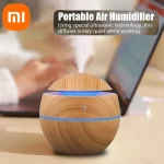 Xiaomi USB Ultrasonic Cold Mist Sprayer Essential Oil Aromatherapy  Home Wood Grain Air Humidifier Electric Air Aroma Diffuser