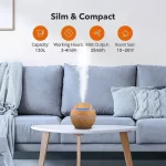 Xiaomi USB Ultrasonic Cold Mist Sprayer Essential Oil Aromatherapy  Home Wood Grain Air Humidifier Electric Air Aroma Diffuser