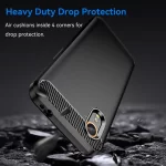 Carbon Fiber Case For Samsung XCover 7 Slim Silicone Soft TPU Cover for Samsung Galaxy XCover7 5G SM-G556B/DS 6.6