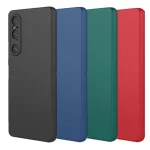 Flexible Liquid Silicone TPU Case For Sony Xperia 1 10 VI 5 V Protective Cover Bumper Fundas Coque Capa