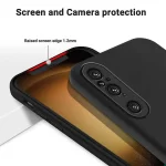 Flexible Liquid Silicone TPU Case For Sony Xperia 1 10 VI 5 V Protective Cover Bumper Fundas Coque Capa