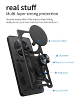 For Huawei nova 12i Case Shockproof Armor Car Magnetic Holder Ring Funda For Huawei Nova 12i 12 i Nova12i 4G Lens Protect Cover
