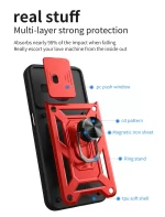 For Nokia G10 G20 X100 Case Push Pull Camera Protection Phone Case For Nokia C1 C10 C20 C30 Magnetic Car Ring Stand Back Cover