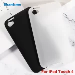 For iPod Touch 4 Gel Pudding Silicone Phone Protective Back Shell For iPod Touch 4 Soft TPU Case
