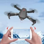 KBDFA E88 Pro RC Drone Professinal With 1080P Wide Angle Dual HD Camera Foldable RC Helicopter WIFI FPV Height Hold Apron Sell