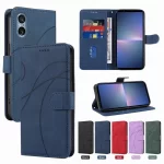 Leather Case For Sony Xperia 10 VI IV V Luxury Magnetic Buckle Vintage Wallet Card Book Flip Phone Cover On Xperia 10 VI Coque