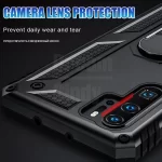 Luxury Armor Shockproof Case On The For Huawei P30 Pro P Smart 2019 Soft Bumper Case For Huawei Honor 10 P30 Lite Ring Case