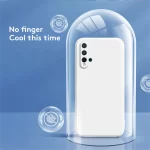 Original Phone Case for Huawei Nova 5T Square Liquid Silicone Nova5t Nova 5 T Soft Luxury Shockproof Cover Funda