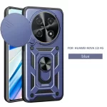 For Huawei nova 12i Case Shockproof Armor Car Magnetic Holder Ring Funda For Huawei Nova 12i 12 i Nova12i 4G Lens Protect Cover