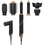 New 5 In1 Hair Dryer Curling Iron Straightener Hair Brush Electric Hairdryer Folding Styling Comb Multi Hair Styler Hair Care