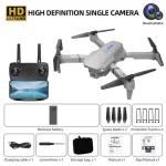 KBDFA E88 Pro RC Drone Professinal With 1080P Wide Angle Dual HD Camera Foldable RC Helicopter WIFI FPV Height Hold Apron Sell