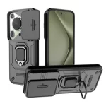 Slide Camera Funda For Huawei Pura 70 Ultra Case For Huawei Pura 70 Pro + Plus Pura70 70Ultra Magnetic Ring Stand Protect Cover