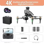 XIAOMI MIJIA Original V196 Drone 8K HD Dual Camera 5G Wifi 360° Obstacle Avoidance Brushless Foldable Quadcopter RC Drone Toy