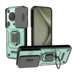 Slide Camera Funda For Huawei Pura 70 Ultra Case For Huawei Pura 70 Pro + Plus Pura70 70Ultra Magnetic Ring Stand Protect Cover