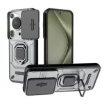 Slide Camera Funda For Huawei Pura 70 Ultra Case For Huawei Pura 70 Pro + Plus Pura70 70Ultra Magnetic Ring Stand Protect Cover
