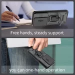 Slide Camera Funda For Huawei Pura 70 Ultra Case For Huawei Pura 70 Pro + Plus Pura70 70Ultra Magnetic Ring Stand Protect Cover