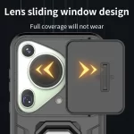 Slide Camera Funda For Huawei Pura 70 Ultra Case For Huawei Pura 70 Pro + Plus Pura70 70Ultra Magnetic Ring Stand Protect Cover