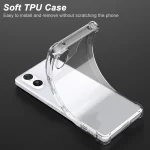TPU Transparent Phone Case for Sony Xperia 1 VI V 5 IV 10 III II Protective Cover Shockproof Fundas Capa Coque
