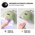 120W UV/LED Nail Lamp Nail Dryer Nail Phototherapy Machine Dual Light Source UV Nail Lamp For Women And Girls Nail Art DIY Use