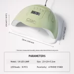 120W UV/LED Nail Lamp Nail Dryer Nail Phototherapy Machine Dual Light Source UV Nail Lamp For Women And Girls Nail Art DIY Use
