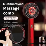 3 Modes Electric Massage Comb Portable Red Light Laser Comb for Hair Follicle Hair Follicles On The Head Essence Oil Applicator