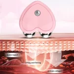 3D Microcurrent Electric Face Massager Lift Roller Mini Facial Lifting Device Sonic Vibration Skin Tighten Massage Beauty Care