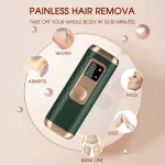 999,990 Flashes 5 Levels IPL Laser Hair Removal for Women Permanent Bikini Armpits Home Use Body Epilator ICE Care Mode Painless