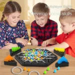 Chain Triangle Chess Splendor Duel Board Game Strategy Game for Kids and Adults Fun Family Game Logic Chess Track Tables Game