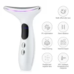 EMS Facial Lifting Massager Neck Face Beauty Device 3 Colors Led Photon Therapy Anti Wrinkle Double Chin Remover Skin Care Tools