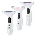 EMS Facial Lifting Massager Neck Face Beauty Device 3 Colors Led Photon Therapy Anti Wrinkle Double Chin Remover Skin Care Tools