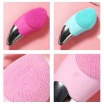 Electric Facial Cleansing Brush Silicone Sonic Face Cleaner Deep Pore Cleaning Skin Import Massager Face Cleansing Brush