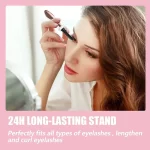 Electric Heated Eyelash Curler Natural Fake Eye Lash Beauty USB Makeup 24 Hours Long Last Eyelashes Curl Intelligent Temperature