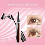 Electric Heated Eyelash Curler Natural Fake Eye Lash Beauty USB Makeup 24 Hours Long Last Eyelashes Curl Intelligent Temperature