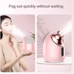 Face Steamer Nano Mist Sprayer Facial Steamer Cold & Hot Nebulizer Facial Sauna Humidifier For Pores Cleansing Moisturizing SPA