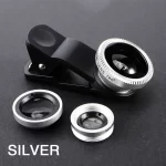 3 In 1 Fish Eye Camera Mobile Phone Lens for Smartphone Wide Angle Fisheye Lens Clip Macro for IPhone 7 8 Blackberry Accessoires