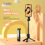 Live Broadcast Selfie Stick With Mirror Flexible Selfie Stick Monopod Remote Control For The Cellphone Selfie Stick Tripo