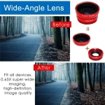 3 In 1 Fish Eye Camera Mobile Phone Lens for Smartphone Wide Angle Fisheye Lens Clip Macro for IPhone 7 8 Blackberry Accessoires