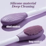 IMAGIC Silicone Facial Cleansing & Mask Brush 2 In1 Facial Skin Care Scrub Exfoliator Scrub Pore Blackhead Deep Cleaning Tools