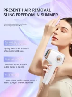 Laser Hair Removal IPL Device 999900 Flashes Dual Flashes Mode 3 Weeks Visible for Women Men Home Laser Quick Safe Treament