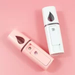 Mini Nano Mist Sprayer Cooler Facial Steamer Humidifier USB Rechargeable Face Moisturizing Nebulizer Beauty Skin Care