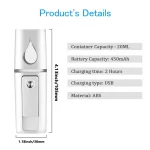 Mini Nano Mist Sprayer Cooler Facial Steamer Humidifier USB Rechargeable Face Moisturizing Nebulizer Beauty Skin Care