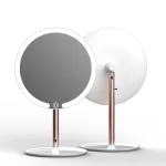New Three Color Makeup Mirror With LED Light Adjustable Smart Lighting Makeup Mirror Dressing Desktop Touch Screen Mirror