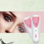 New Women Makeup Electric Heated Eyelash Curler Long Lasting Eye Lash Perm Heated Eyelashes Clip Automatic Tool