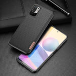 For Redmi Note 10 Pro 5G PU Plain Phone Case Cover Business Style