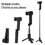 Handheld Selfie Stick Gimbal Stabilizer Holder Adjustable Fill Light Selfie Stand Bluetooth Mobile Phone  For IPhone Samsung